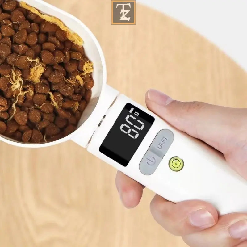 Pet Food Spoon Transparent With Scale Measurement