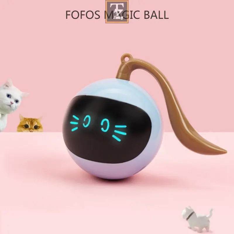 Pet Smart Interactive Colorful LED Rotating Ball