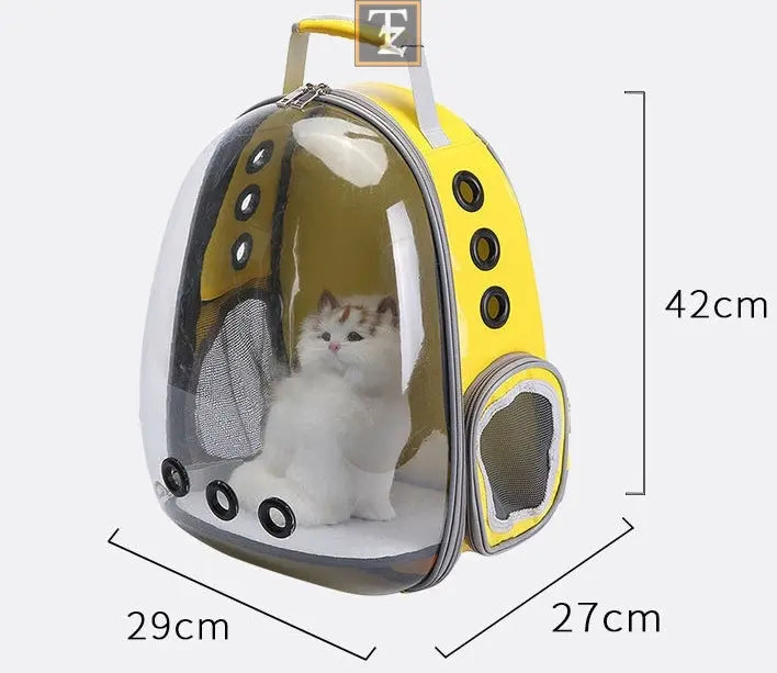 Portable Pet Puppy Backpack Carrier Bubble, New Space Capsule Design 360 Degree Sightseeing Rabbit Rucksack Handbag
