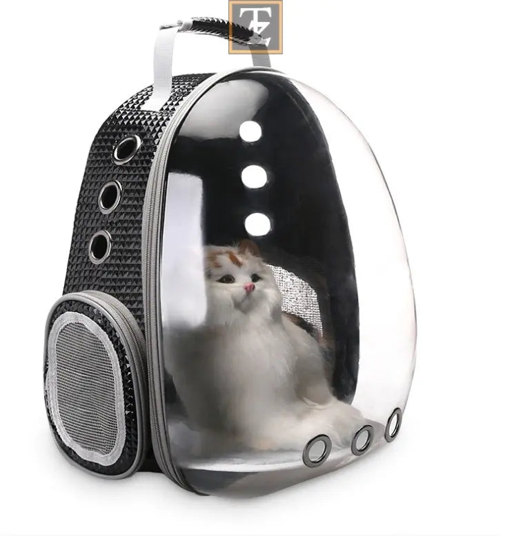 Portable Pet Puppy Backpack Carrier Bubble, New Space Capsule Design 360 Degree Sightseeing Rabbit Rucksack Handbag