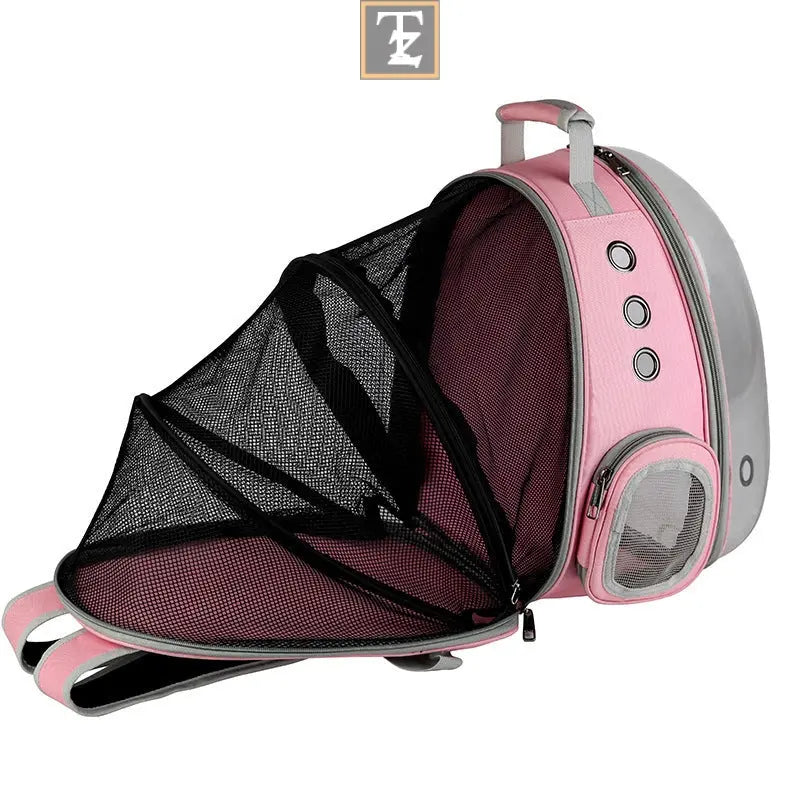 Portable Pet Puppy Backpack Carrier Bubble, New Space Capsule Design 360 Degree Sightseeing Rabbit Rucksack Handbag
