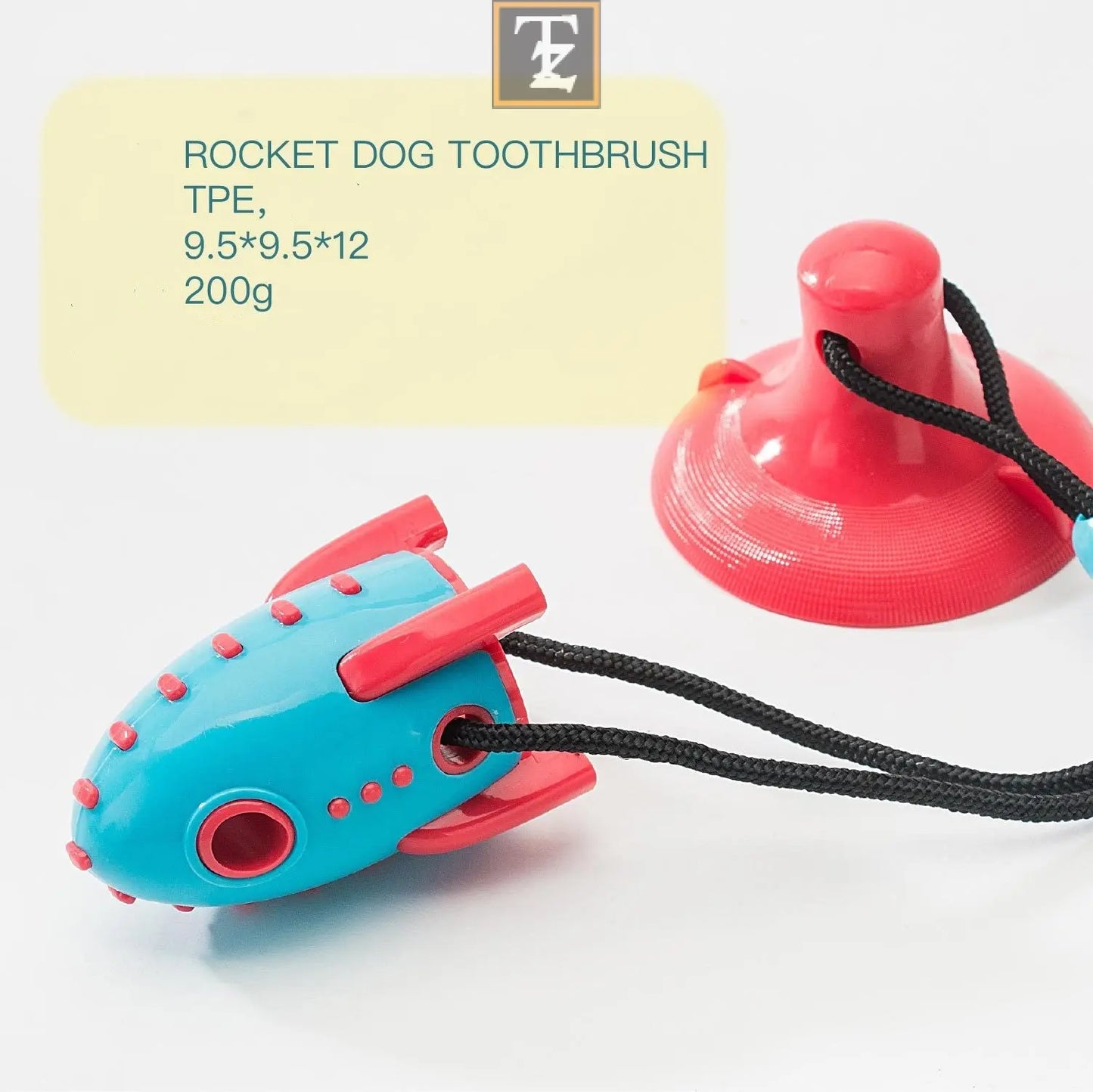 Rocket Dog Toys Leaking Food Dog Bite Toys Bite-resistant Pet Toys