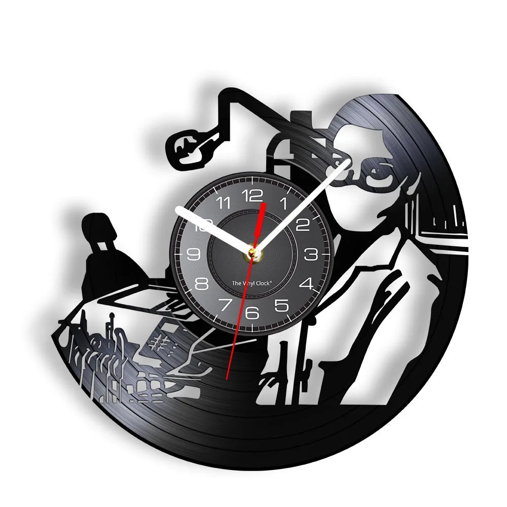 Dentist Equipment Dental Office Teeth Wall Sign Decorative Clock Orthodontist Vinyl Record Wall Clock Nurse Appreciation Gift