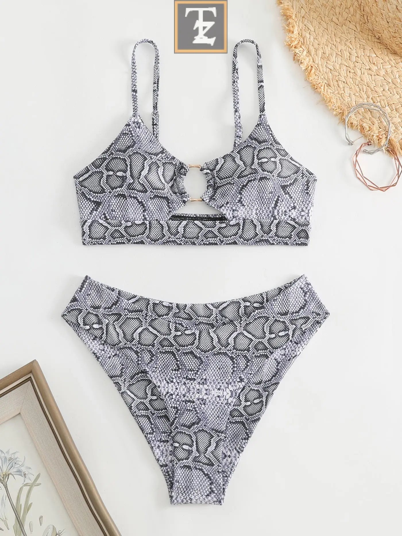Sexy Bikini Snake Pattern