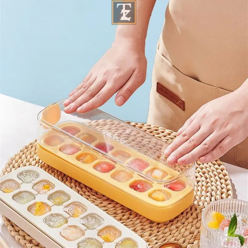 Silicone Ice Tray Press Household Homemade Box