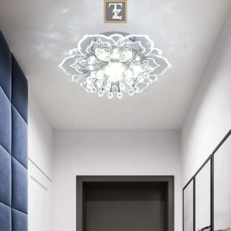 Small Crystal Lamp Corridor Lamp Modern Minimalist Living Room Lamp Routine Essentials Studio