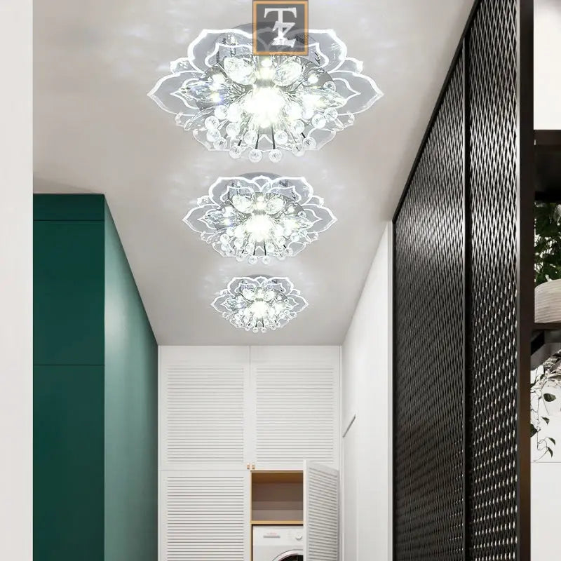 Small Crystal Lamp Corridor Lamp Modern Minimalist Living Room Lamp Routine Essentials Studio