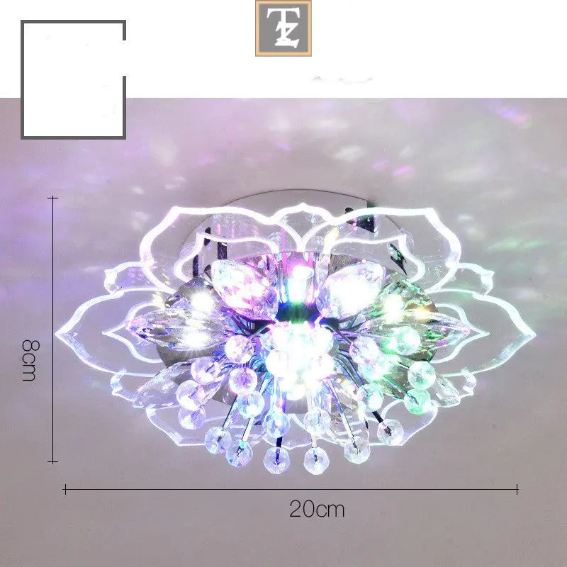 Small Crystal Lamp Corridor Lamp Modern Minimalist Living Room Lamp Routine Essentials Studio