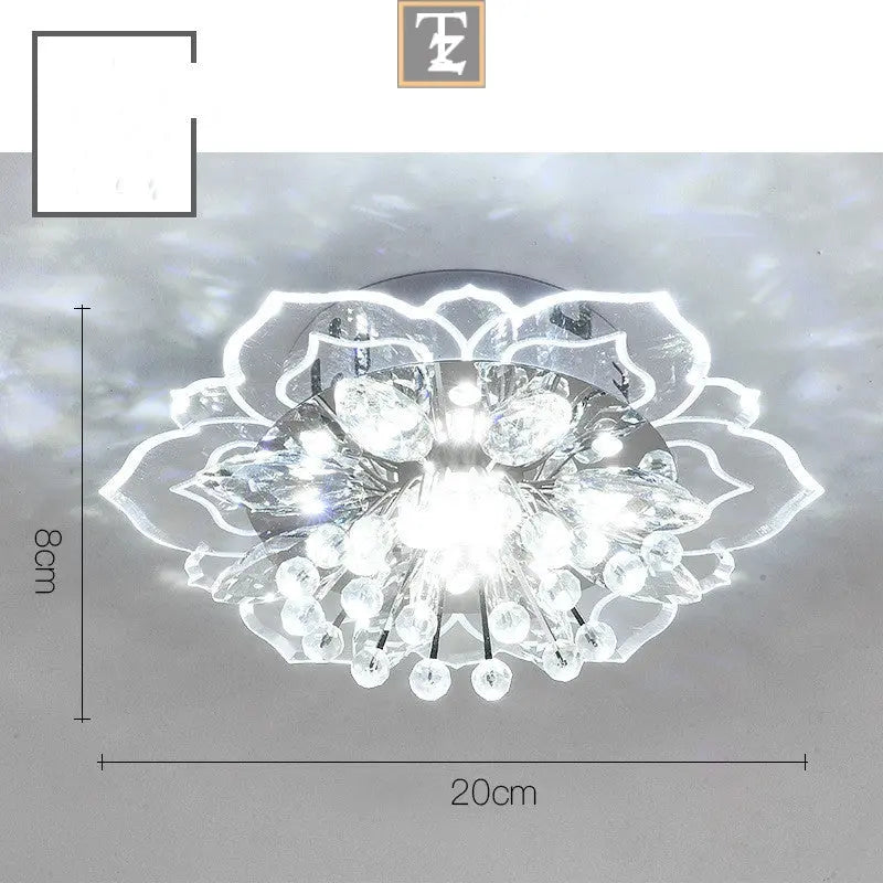 Small Crystal Lamp Corridor Lamp Modern Minimalist Living Room Lamp Routine Essentials Studio