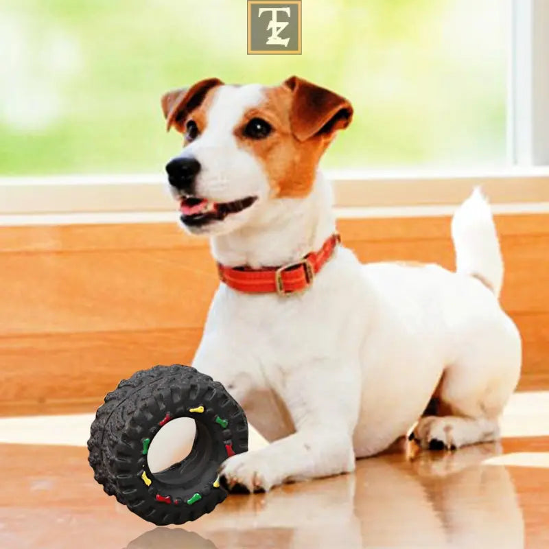 Small Tire Pet Vocalizations Glue Dog Toys
