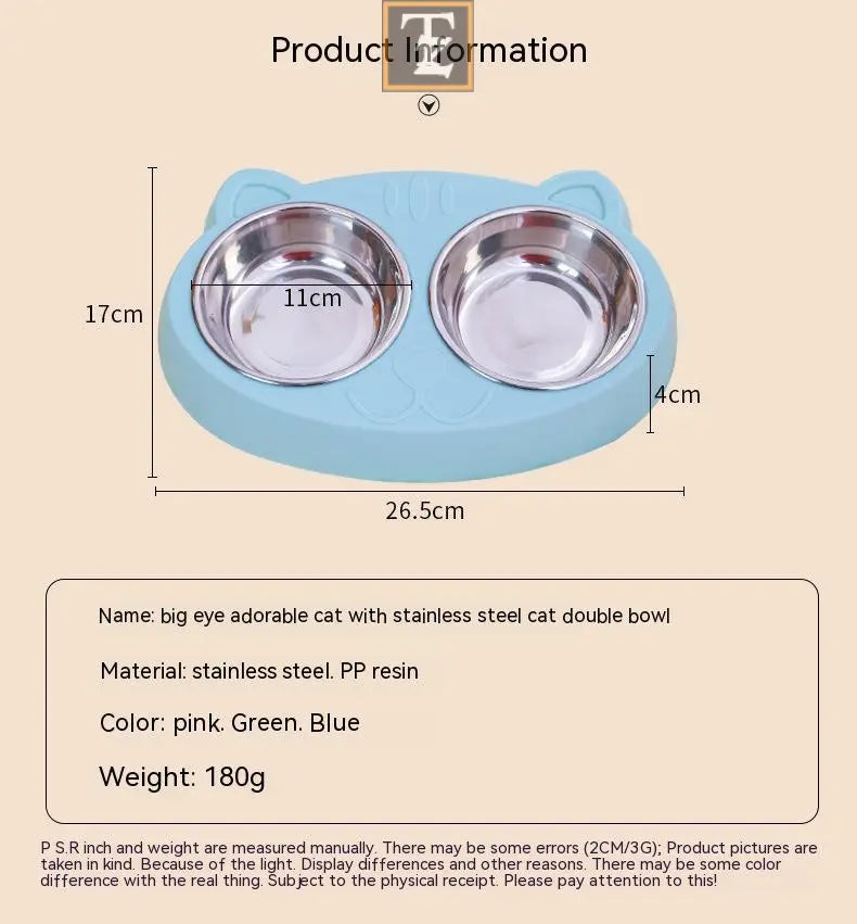 Stainless Steel Bowls With Non-Slip Resin Station