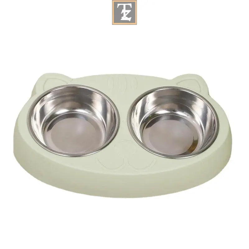Stainless Steel Bowls With Non-Slip Resin Station