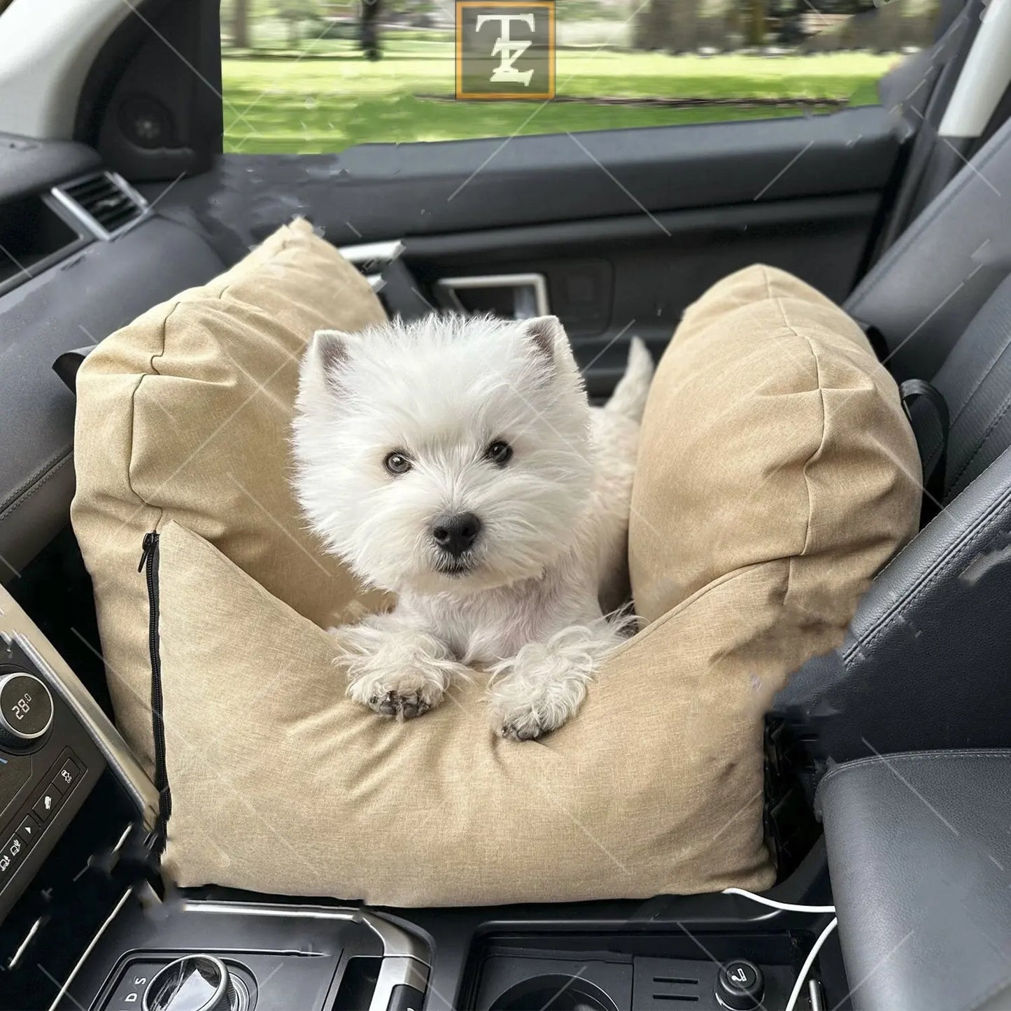 Travel Car Kennel Removable And Washable Pet Car Kennel