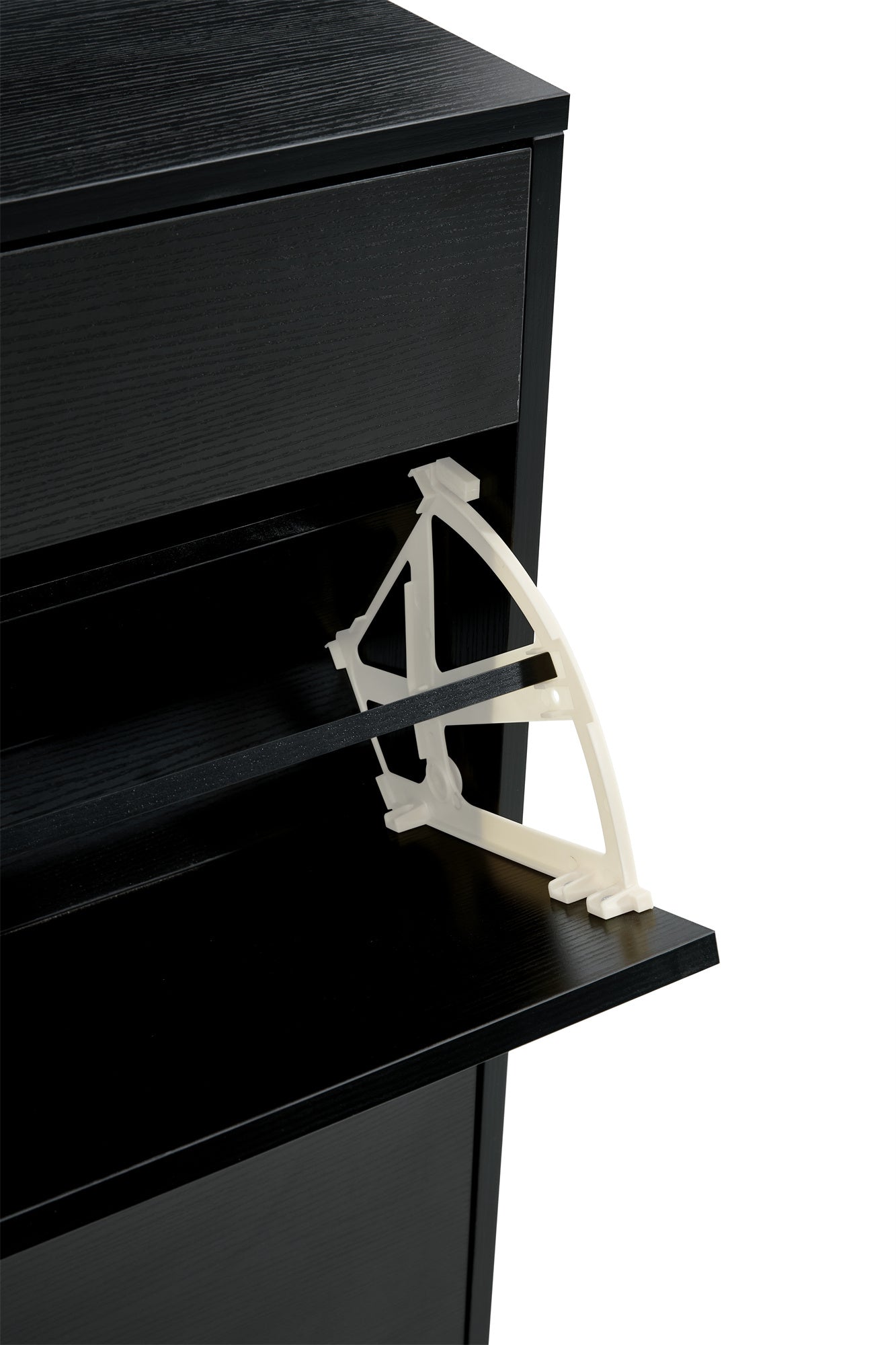 Shoe Cabinet , Shoe Storage Shelves, Black