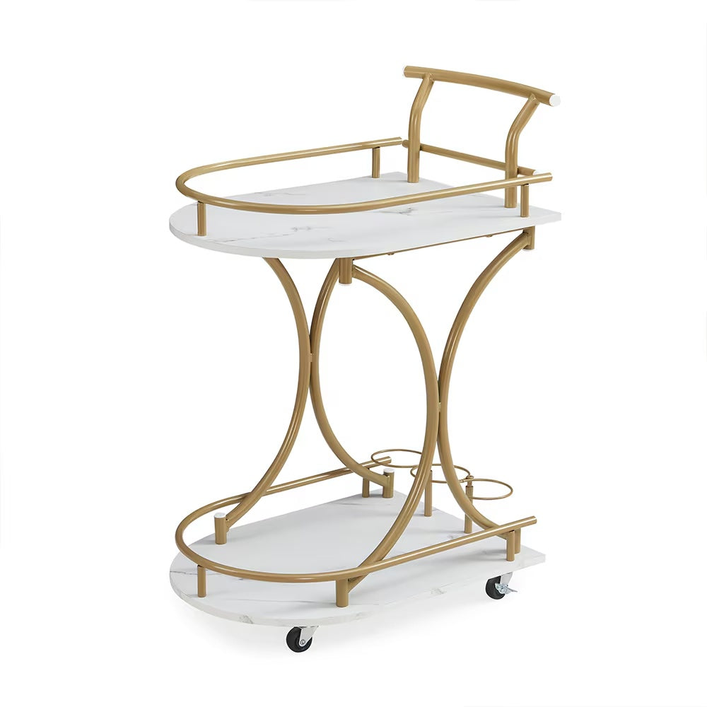 Mobile Bar Serving Cart