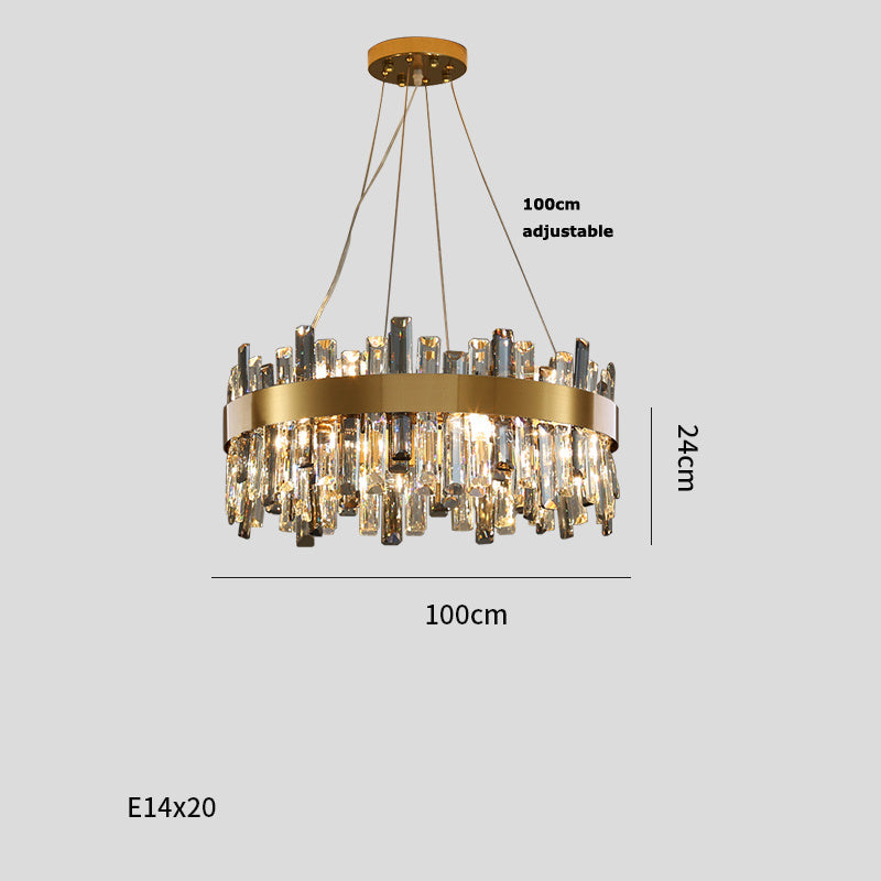 Lampadario di cristallo Luci soggiorno semplici