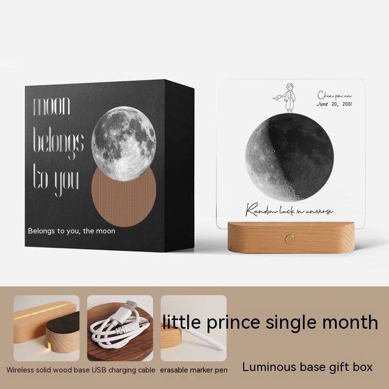 Decorazione della luna regalo