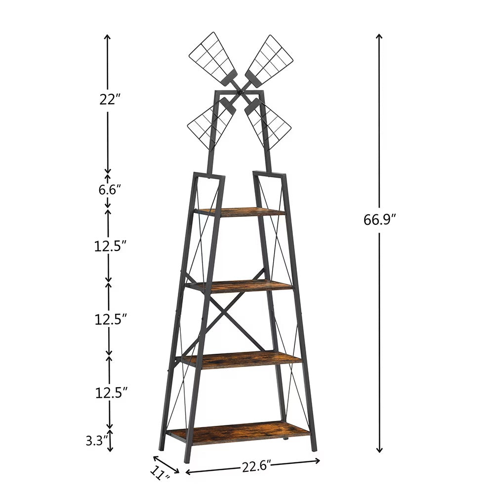 4-Tier Bookshelf