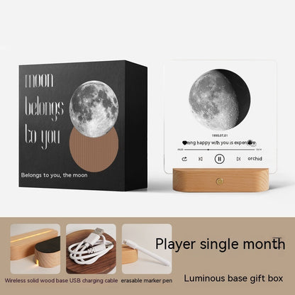 Decorazione della luna regalo