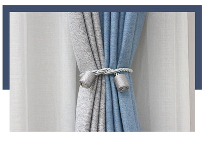 Cylindrical Curtain Bandage Magnetic Buckle Installation-free