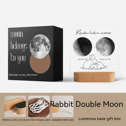 Decorazione della luna regalo