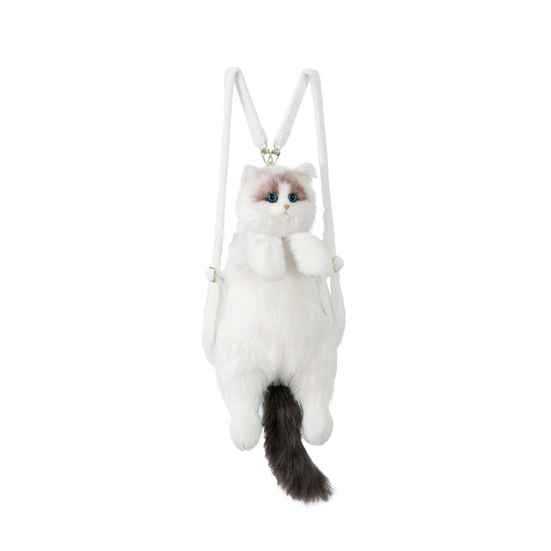 Muppet Cat Back Doll Bambola Peluche
