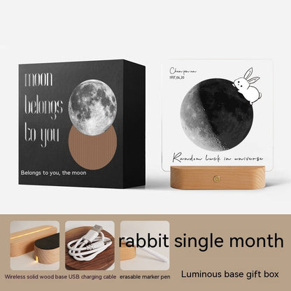Decorazione della luna regalo