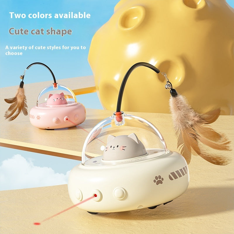 Intelligent Automatic Cat Teaser Toy Pet Supplies TEZZONMAART