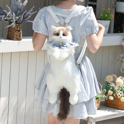 Muppet Cat Back Doll Bambola Peluche