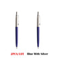 2/6/10/PZ GENKKY Penna a sfera Materiale in metallo Stile a pressione Penne a sfera per scuola Ufficio Scrittura Punto 0,7 mm Colore inchiostro Nero Blu