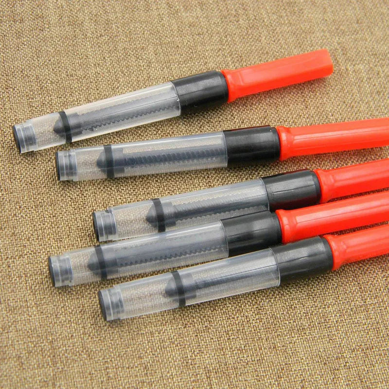 5 pezzi 3,4 mm soddisfano gli standard internazionali cartucce pompa in plastica convertitore penna stilografica
