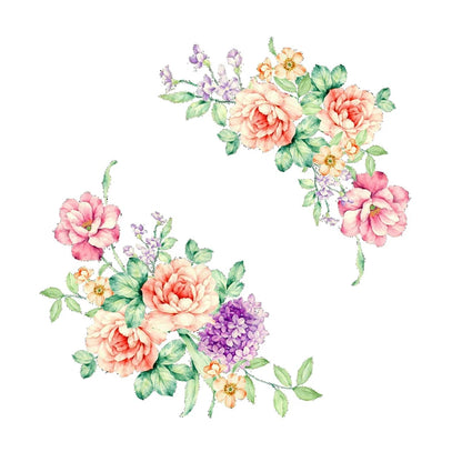 Peony Flowers Wall Stickers Home Decor Wallpaper Removable Vinyl Art Decals For Kids Living Room Toilet Fridge Decoration Poster