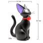 Hotuocho Black Cat Saving Box Animal Figurines Money Box Animal Coin Bank Home Decor Modern Style Piggy Bank Figurines Kids Gift