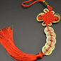 Chinese manual Knot Fengshui Lucky Charms Ancient I CHING Copper Coins Mascot Prosperity Protection Good Fortune Home Car Decor