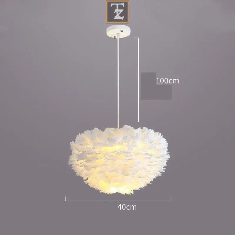 Modern Minimalist Master Bedroom Ins Net Red Girl Heart Chandelier Routine Essentials Studio