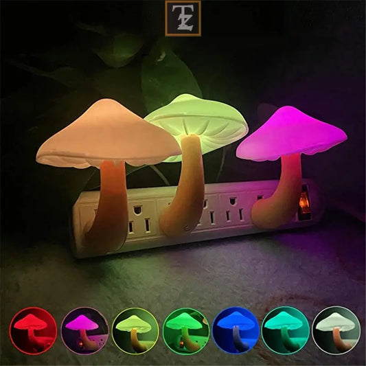 Mushroom Wall Socket Lamp 