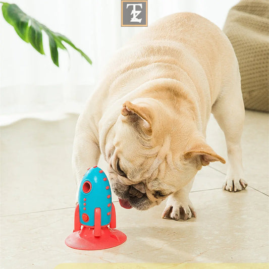 Rocket Dog Toys Leaking Food Dog Bite Toys Bite-resistant Pet Toys 