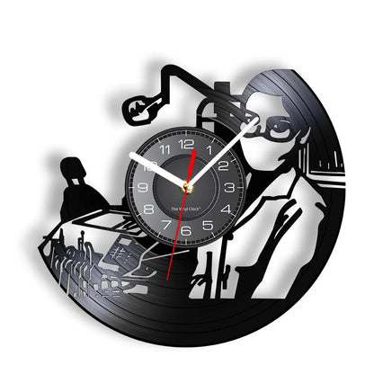 Dentist Equipment Dental Office Teeth Wall Sign Decorative Clock Orthodontist Vinyl Record Wall Clock Nurse Appreciation Gift