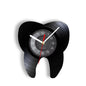 Dentist Equipment Dental Office Teeth Wall Sign Decorative Clock Orthodontist Vinyl Record Wall Clock Nurse Appreciation Gift