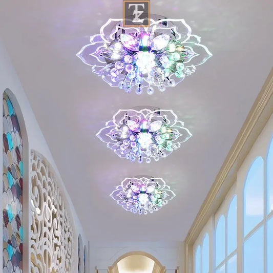 Small Crystal Lamp Corridor Lamp Modern Minimalist Living Room Lamp Routine Essentials Studio