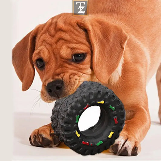 Small Tire Pet Vocalizations Glue Dog Toys 