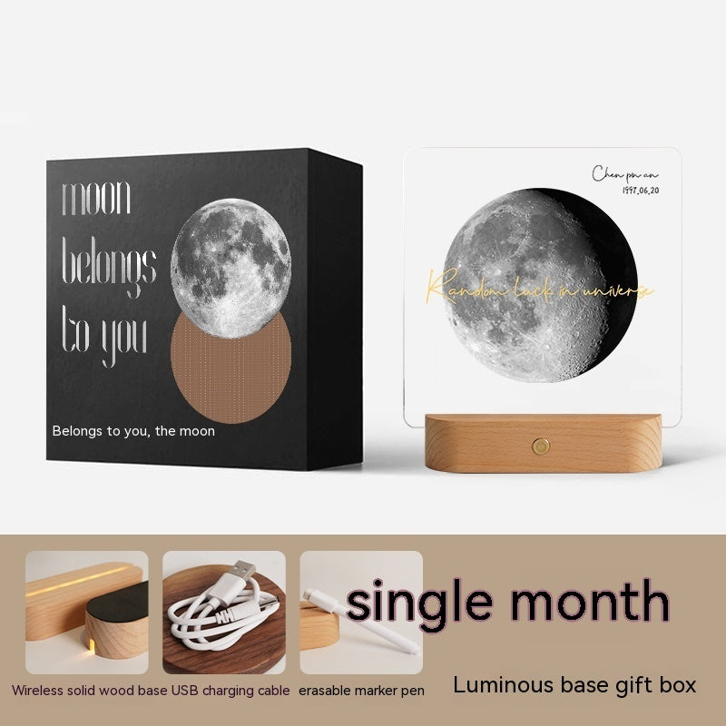Decorazione della luna regalo