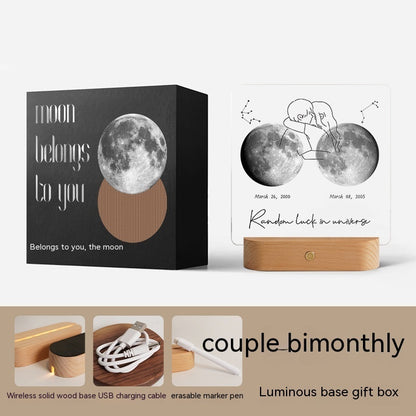 Decorazione della luna regalo