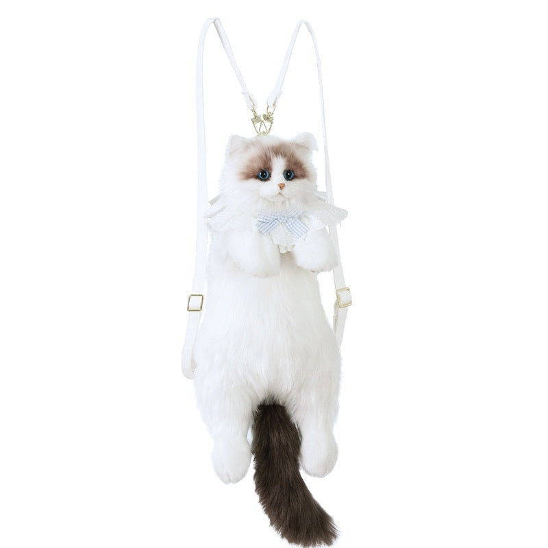 Muppet Cat Back Doll Bambola Peluche