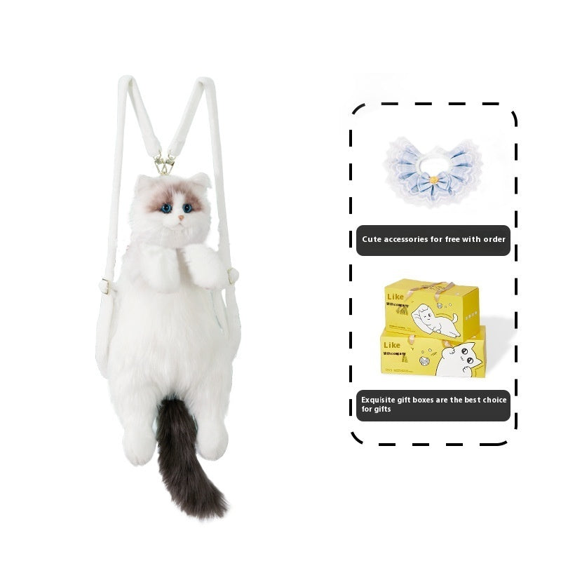 Muppet Cat Back Doll Bambola Peluche