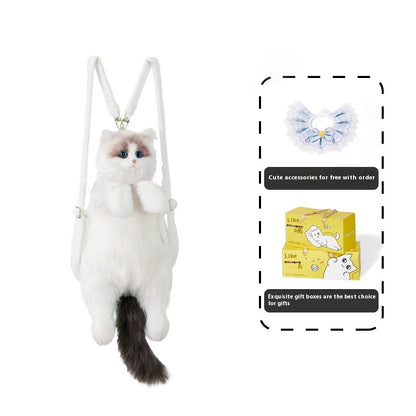 Muppet Cat Back Doll Bambola Peluche
