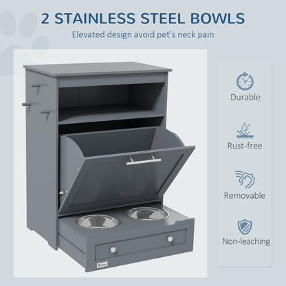 Pet Feeder Food Storage