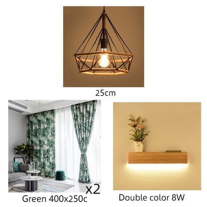 Lampada rustica in stile industriale, lampadario retrò