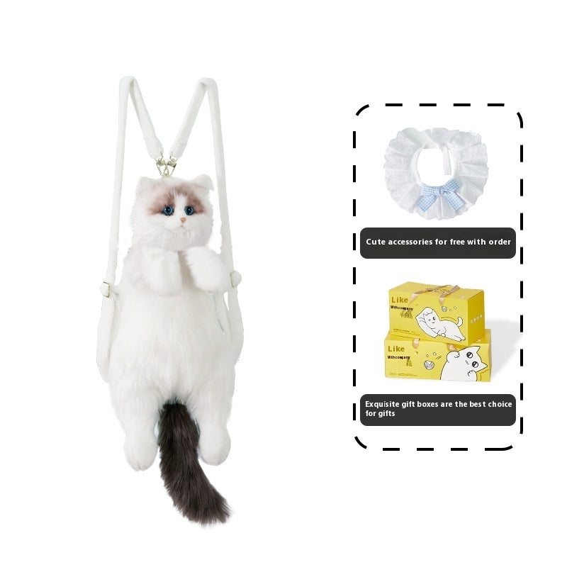 Muppet Cat Back Doll Bambola Peluche
