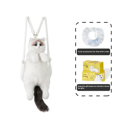 Muppet Cat Back Doll Bambola Peluche